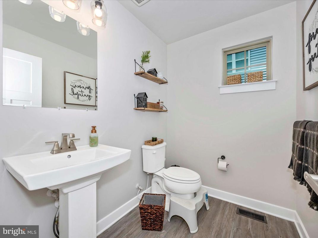 Bathroom, Interior, Wood Texture Flooring