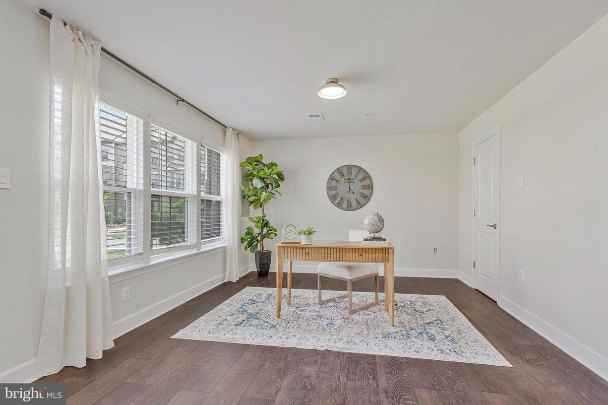 Home Office, Interior, Wood Texture Flooring
