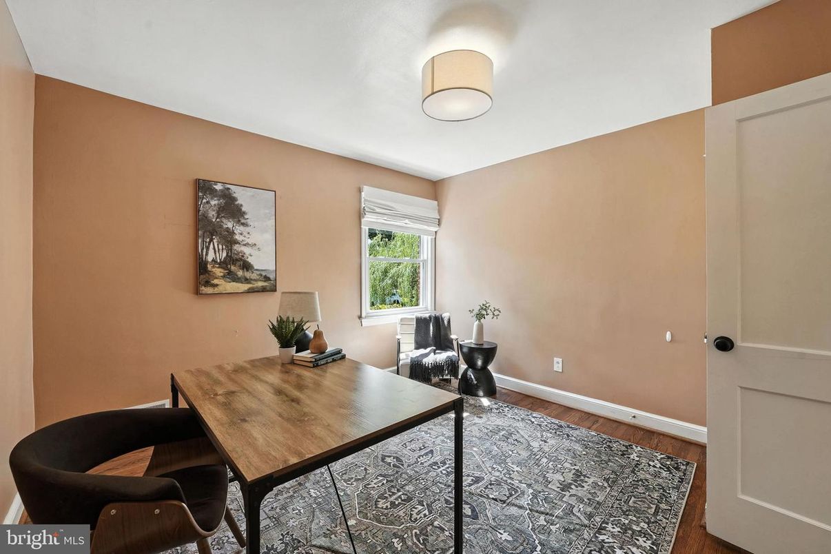 Home Office, Interior, Wood Texture Flooring