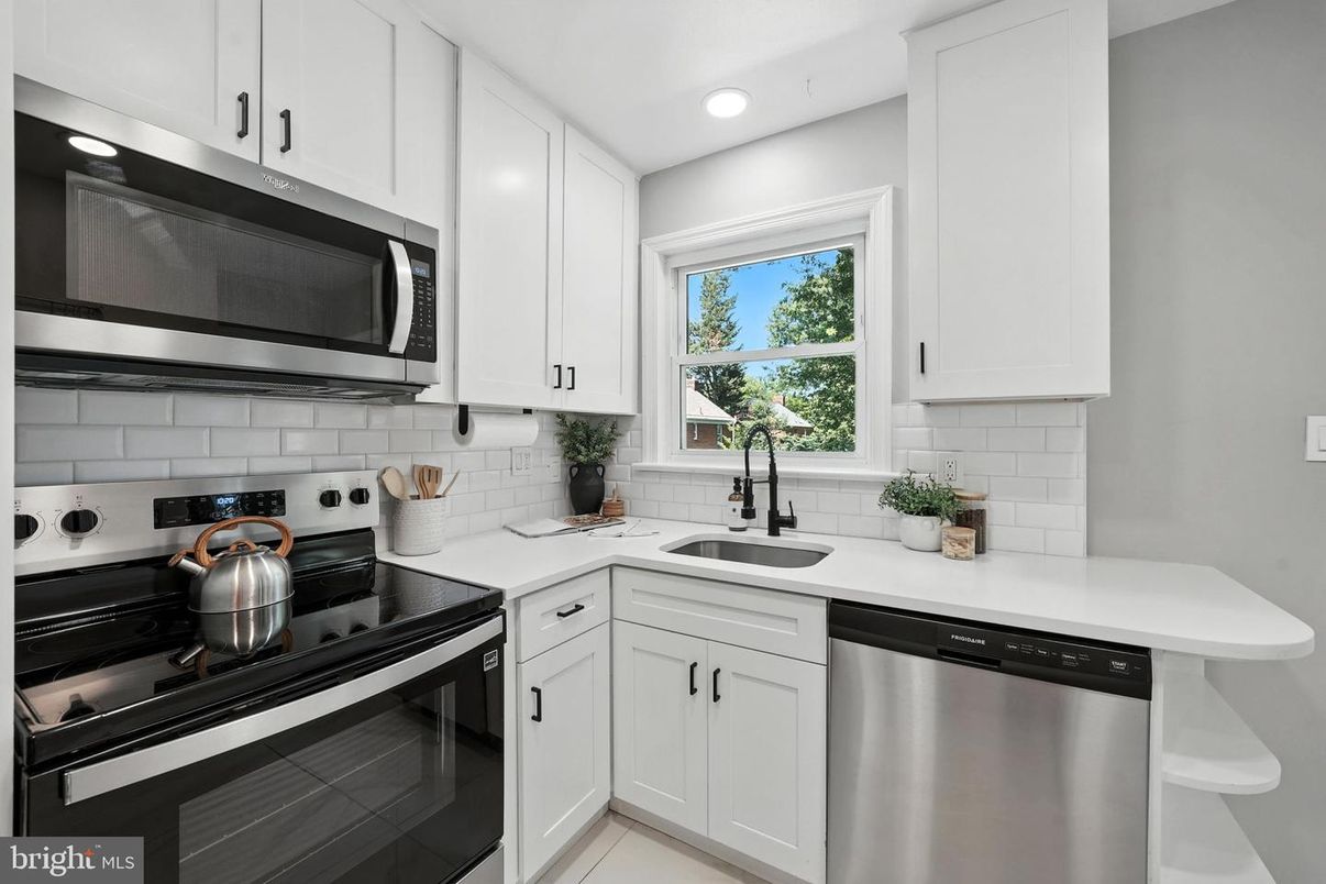 Interior, Kitchen, Recessed Lighting, Stainless Steel Appliances