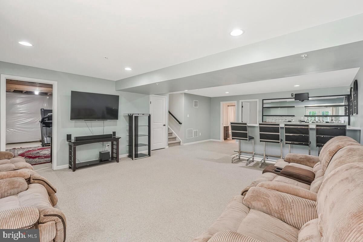 Interior, Living room, Recessed Lighting