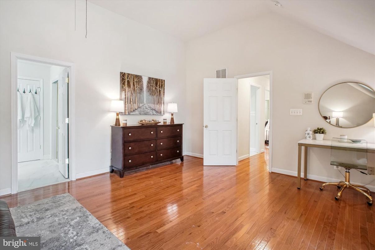 Home Office, Interior, Wood Texture Flooring