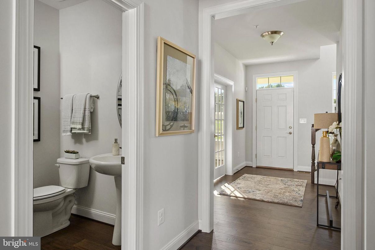 Bathroom, Interior, Wood Texture Flooring
