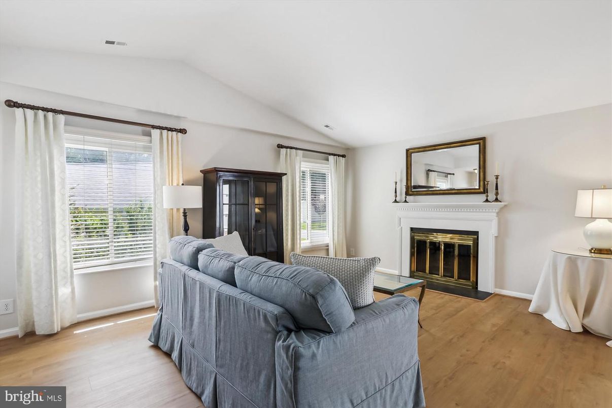 Fireplace, Interior, Wood Texture Flooring