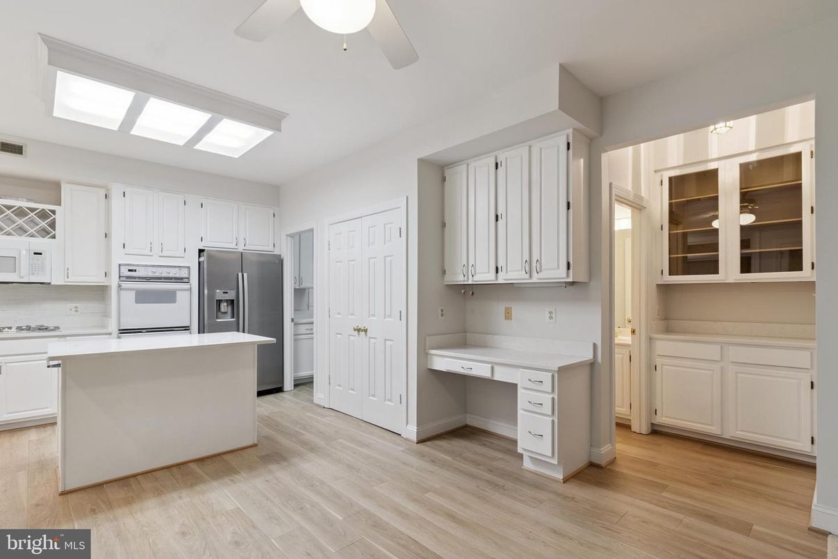 Interior, Kitchen, Wood Texture Flooring