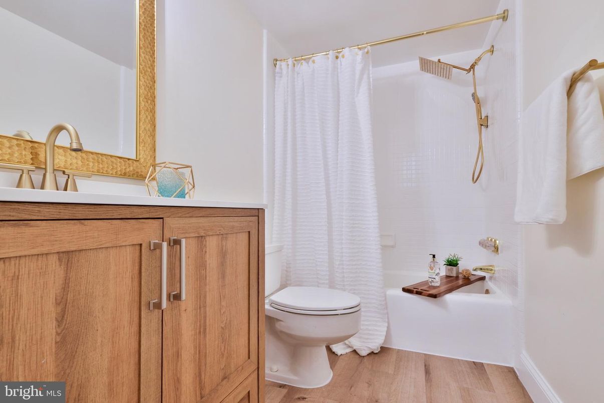 Bathroom, Interior, Wood Texture Flooring