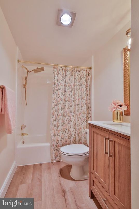 Bathroom, Interior, Wood Texture Flooring