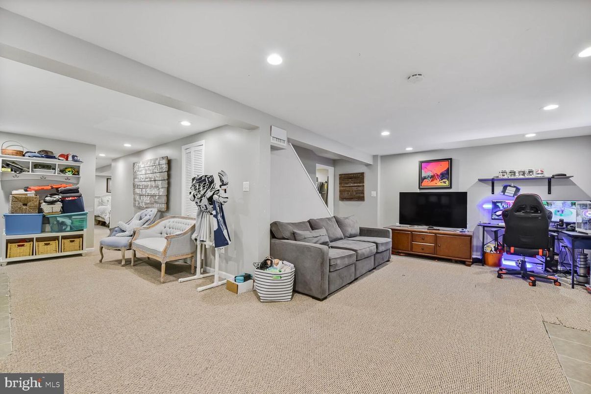 Home Office, Interior, Living room, Recessed Lighting