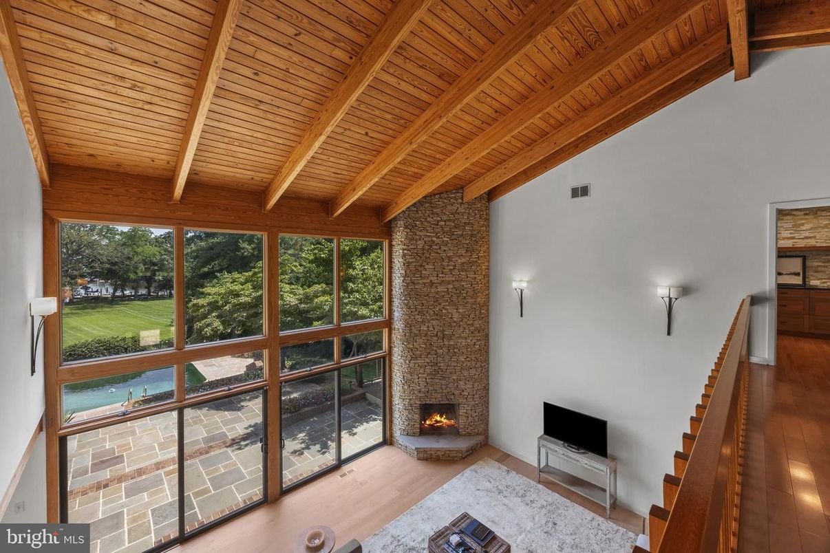 Fireplace, Interior, Wooden Beams, Wooden Ceilings, Wood Texture Flooring