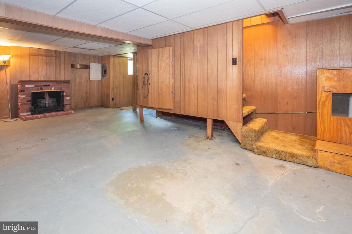 Fireplace, Interior, Wooden Walls
