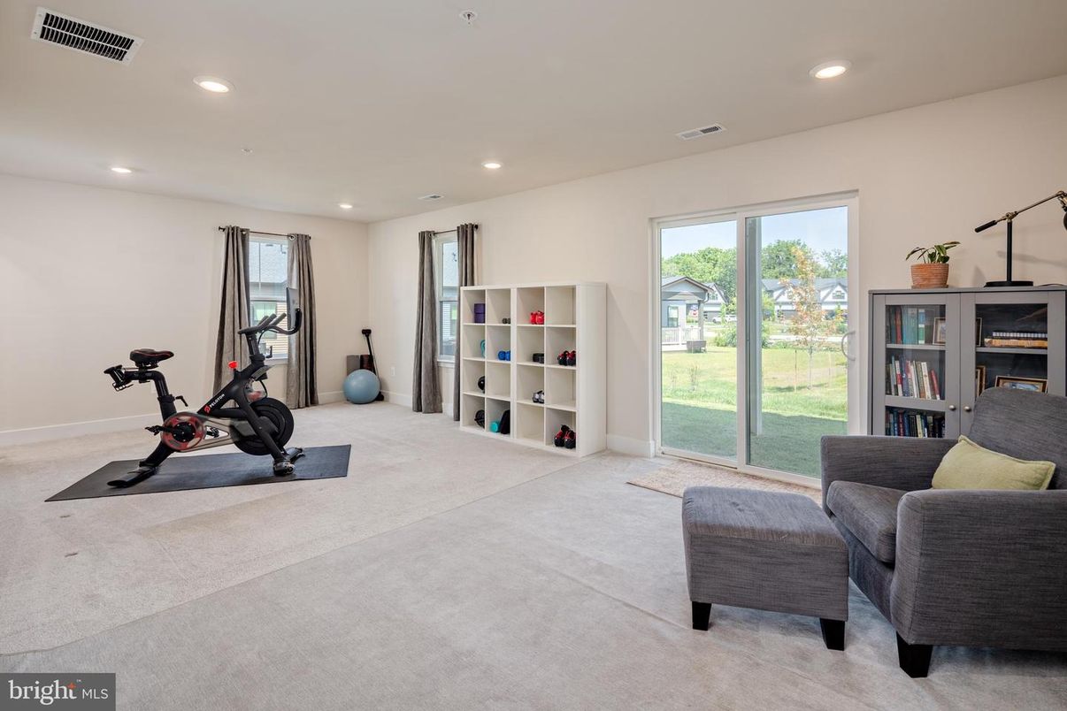 Fitness Equipment, Interior, Recessed Lighting