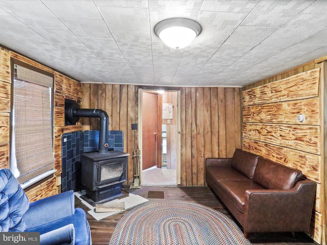 Fireplace, Interior, Wood Texture Flooring, Wooden Walls