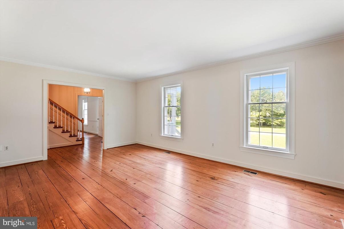 Empty room, Interior, Wood Texture Flooring