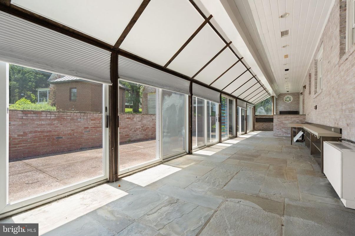 Interior, Stone Walls, Sun Room
