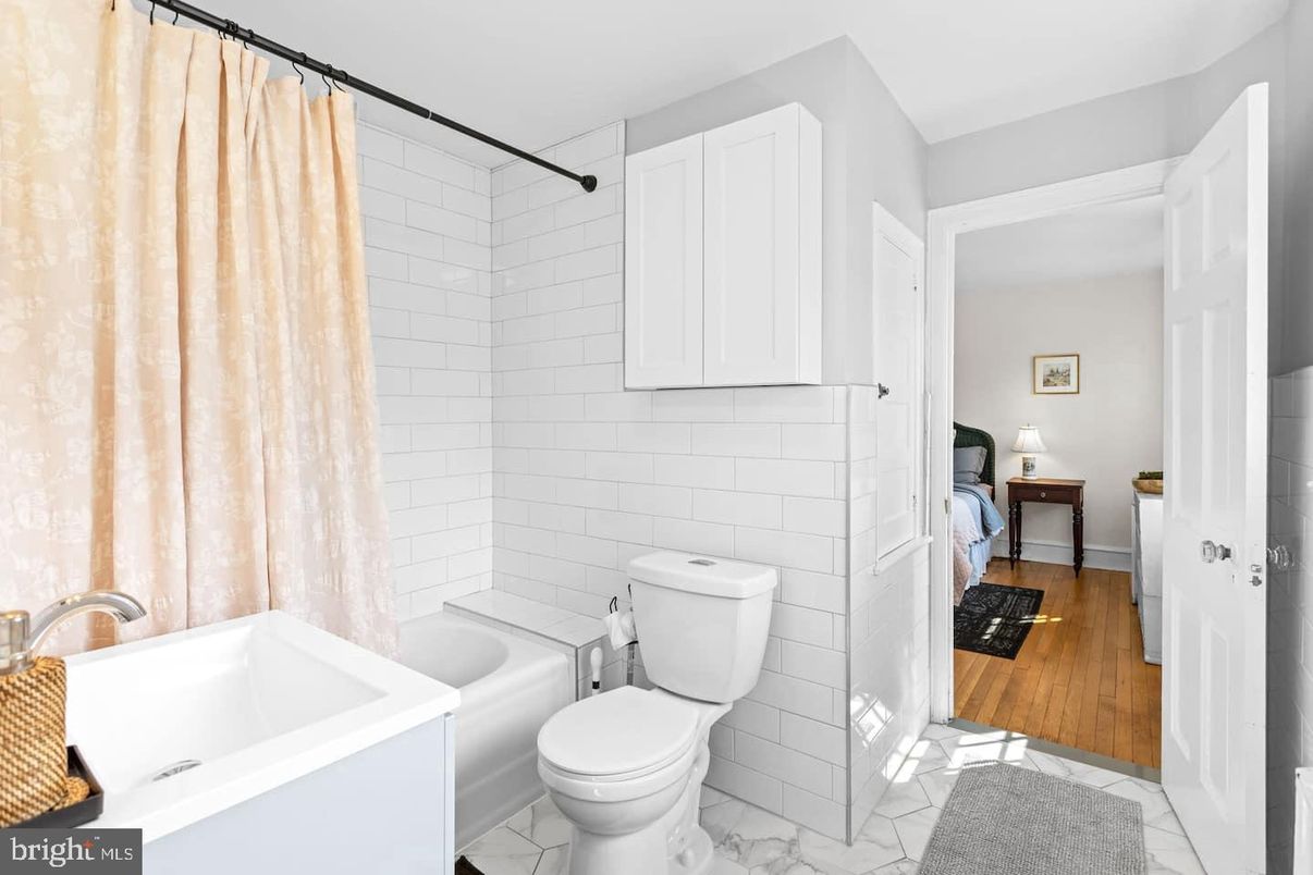 Bathroom, Interior, Marble, Wood Texture Flooring