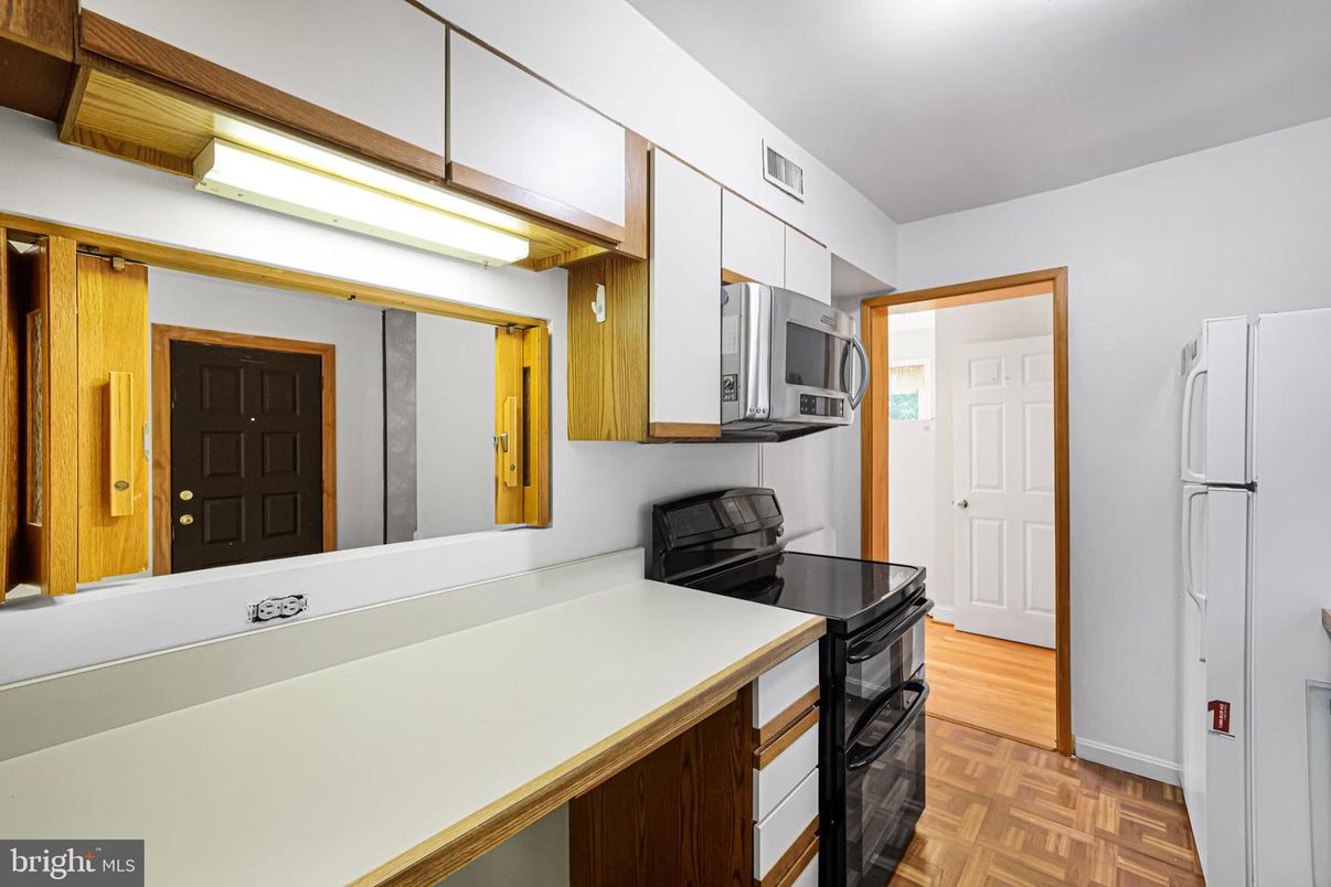 Interior, Kitchen, Wood Texture Flooring