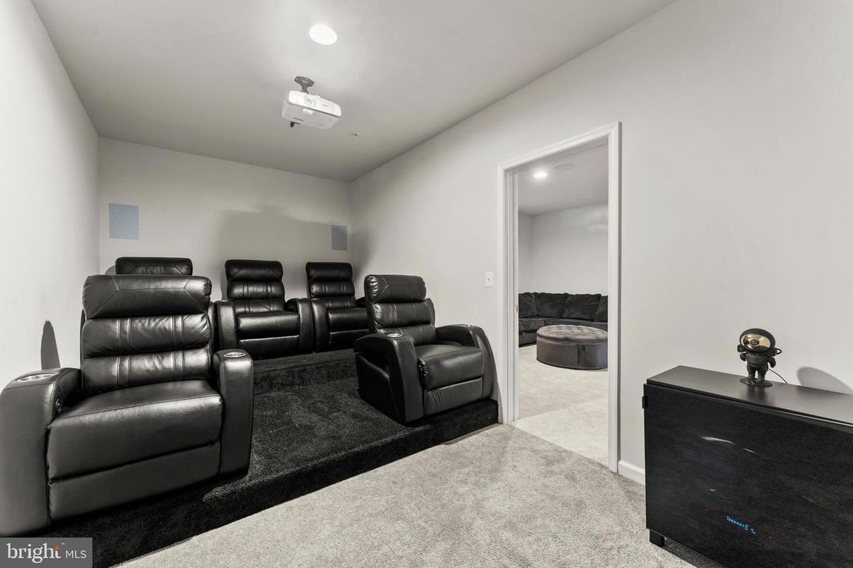 Home Theatre Room, Interior, Recessed Lighting, Theatre Room