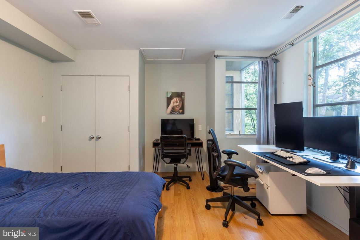 Home Office, Interior, Wood Texture Flooring
