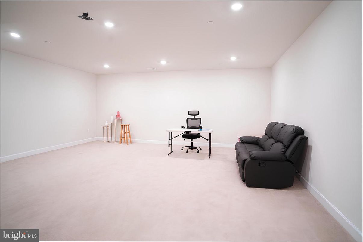 Home Office, Interior, Recessed Lighting
