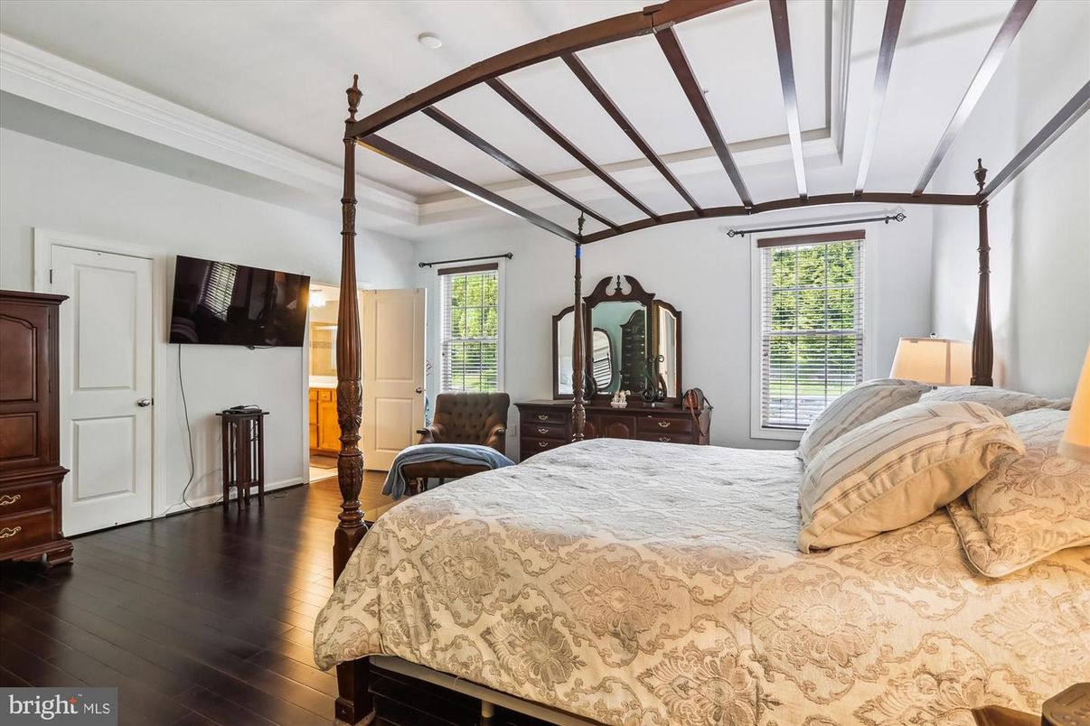 Bedroom, Interior, Wood Texture Flooring