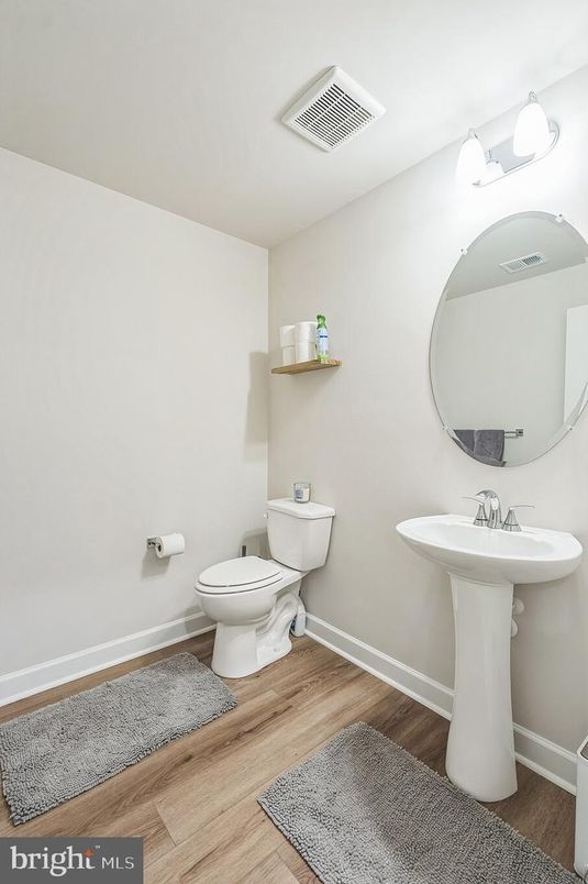 Bathroom, Interior, Wood Texture Flooring