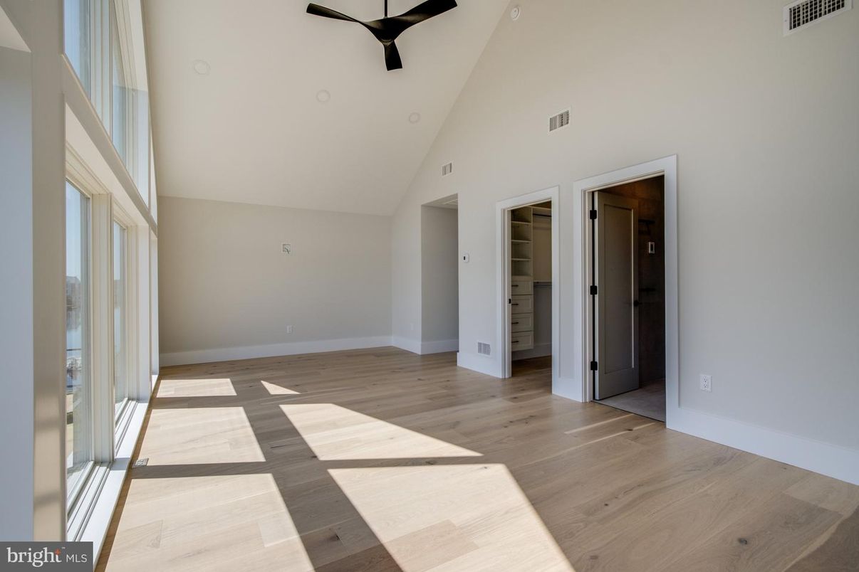 Empty room, Interior, Wood Texture Flooring