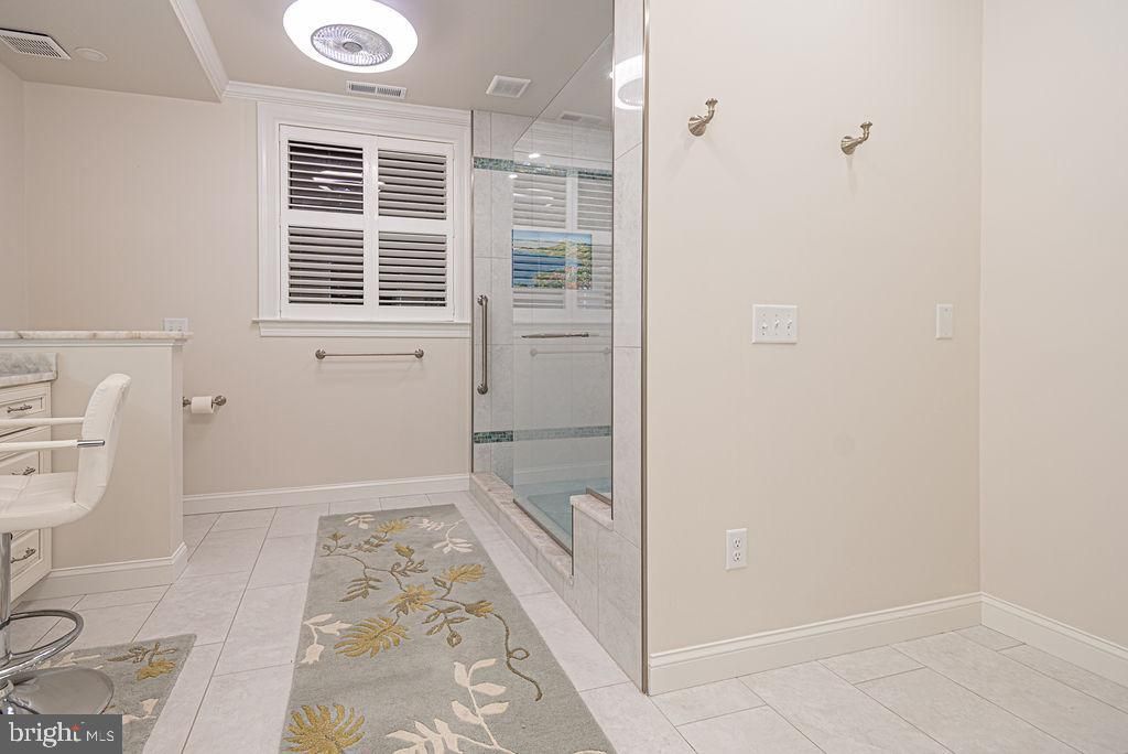 Bathroom, Glass Shower, Interior