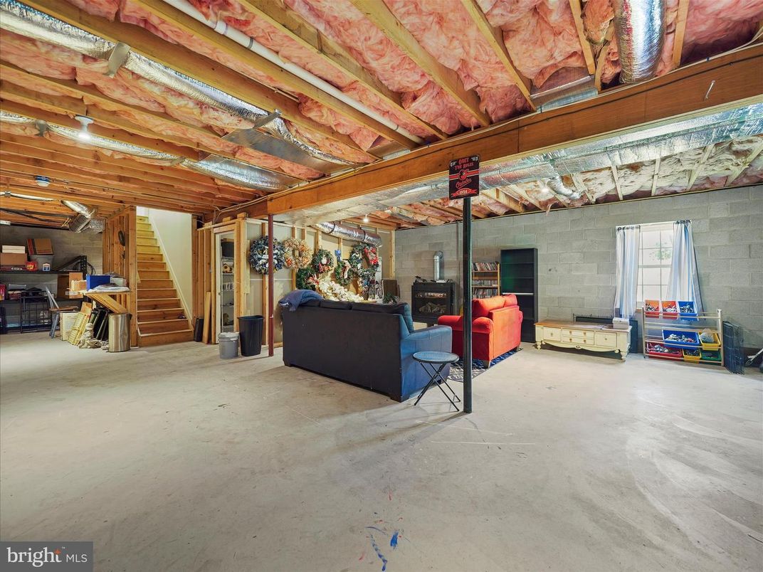 Interior, Stone Walls, Wooden Beams