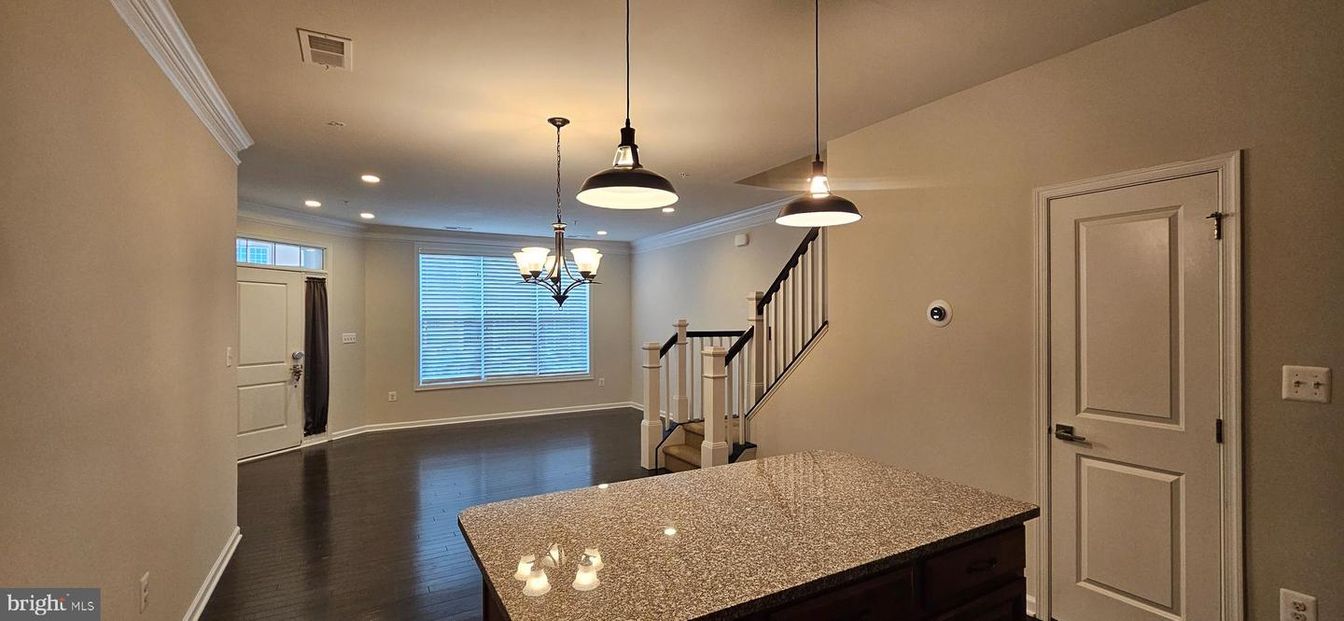 Chandelier, Interior, Pendant Lights, Recessed Lighting, Wood Texture Flooring