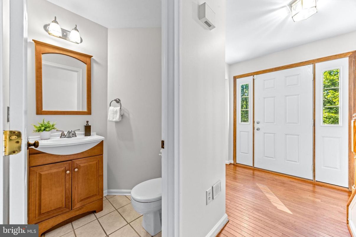 Bathroom, Interior, Wood Texture Flooring