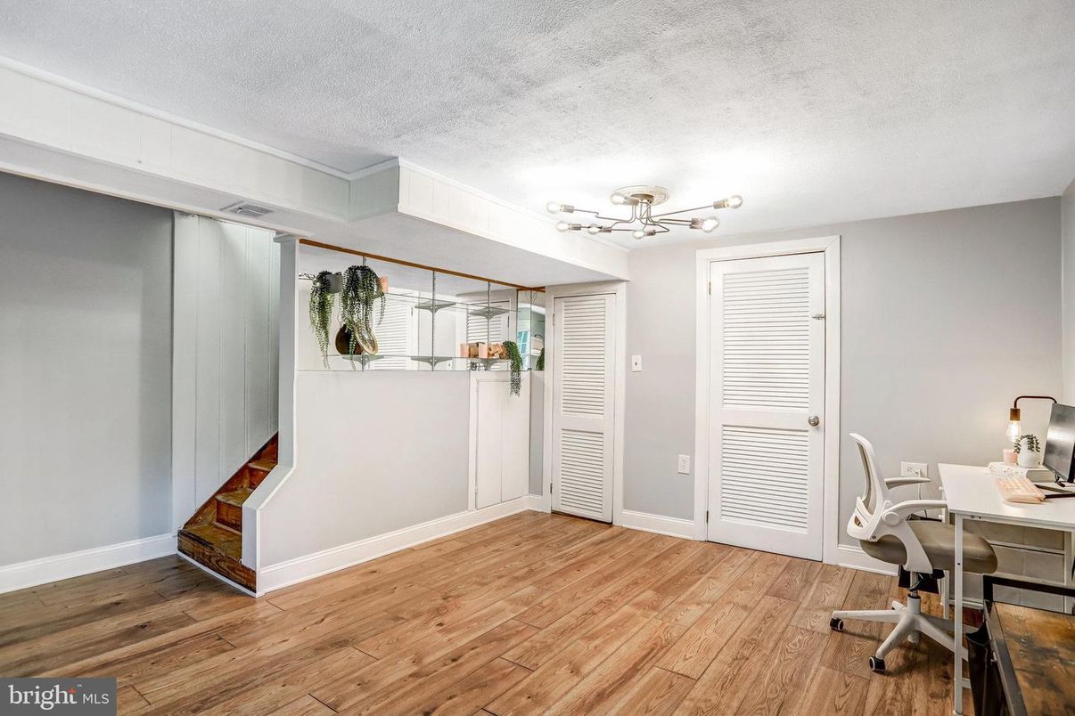 Home Office, Interior, Wood Texture Flooring
