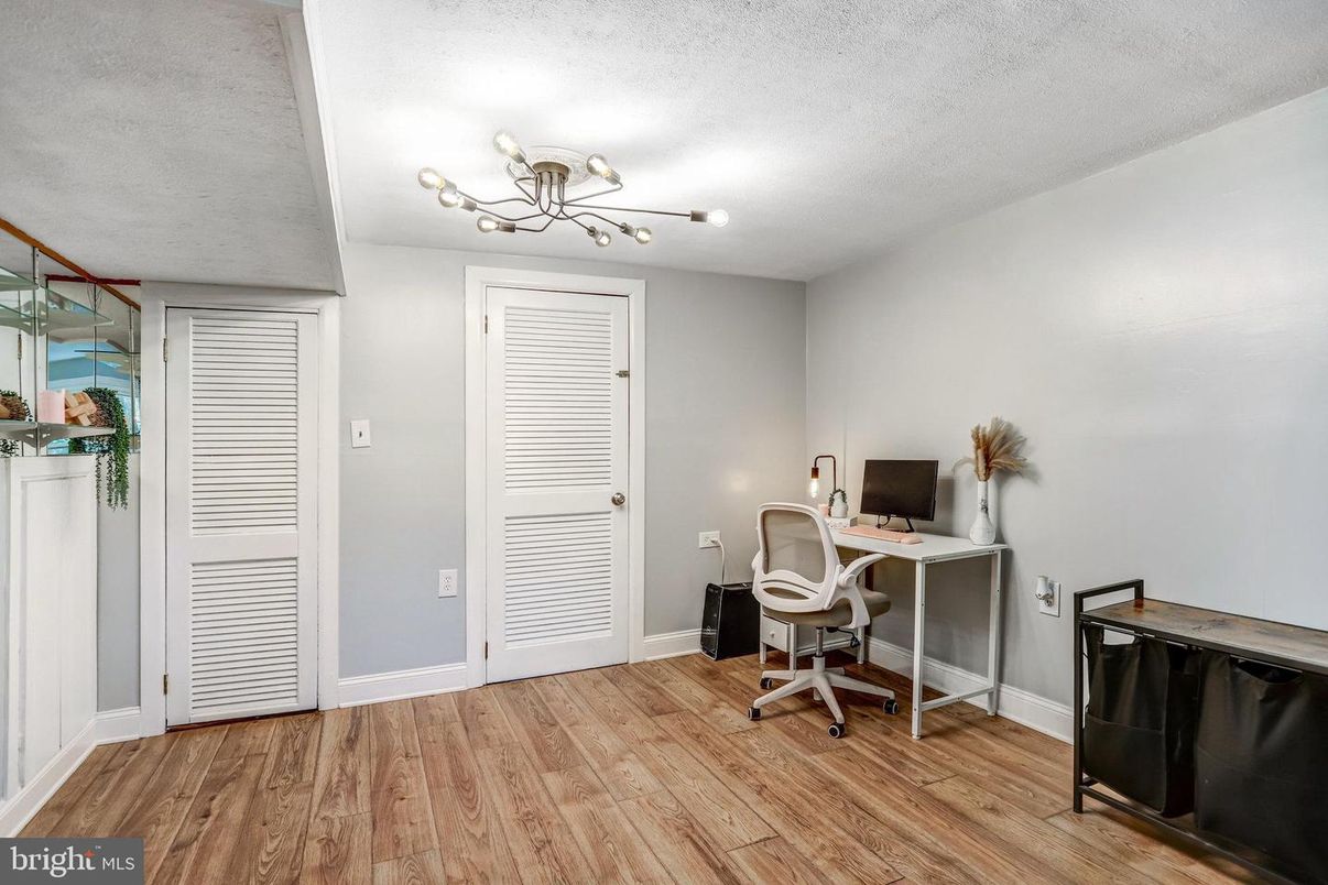 Home Office, Interior, Wood Texture Flooring