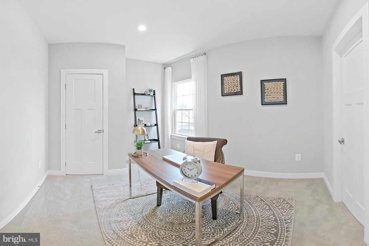 Home Office, Interior, Recessed Lighting