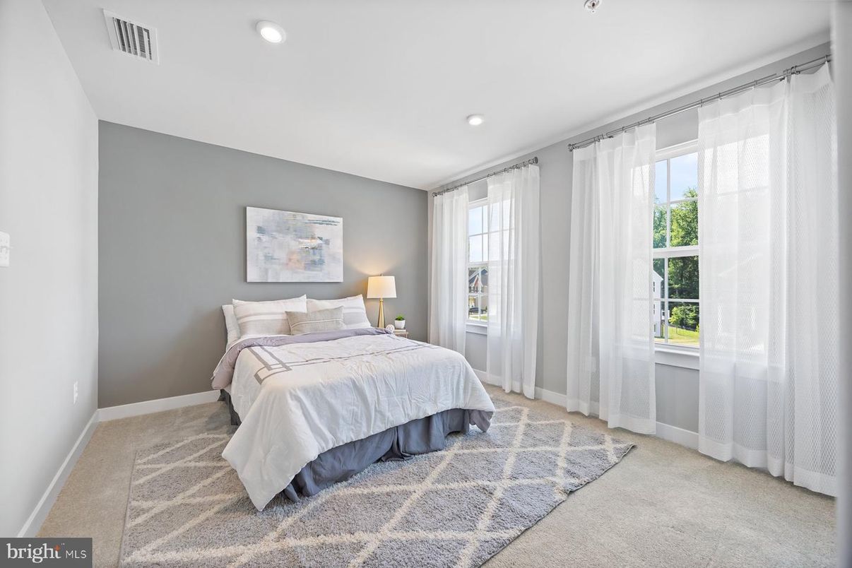 Bedroom, Interior, Recessed Lighting