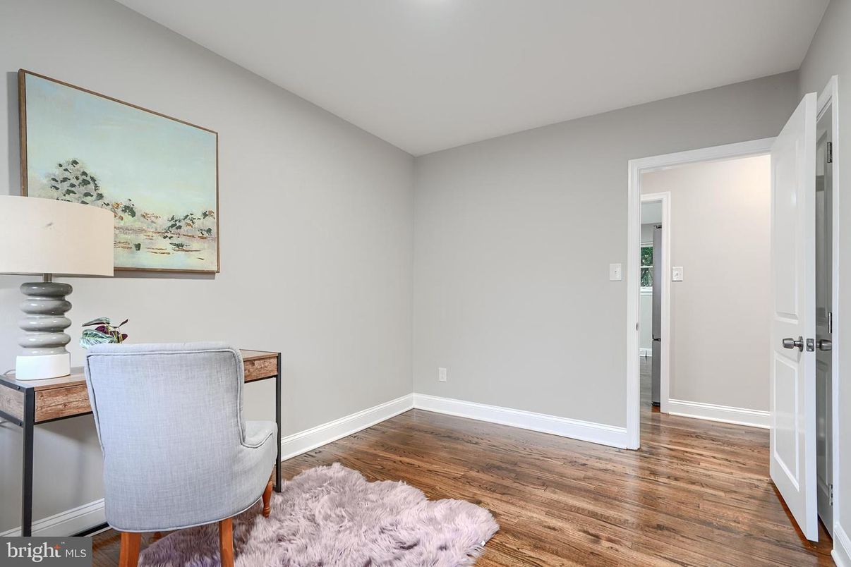 Home Office, Interior, Wood Texture Flooring