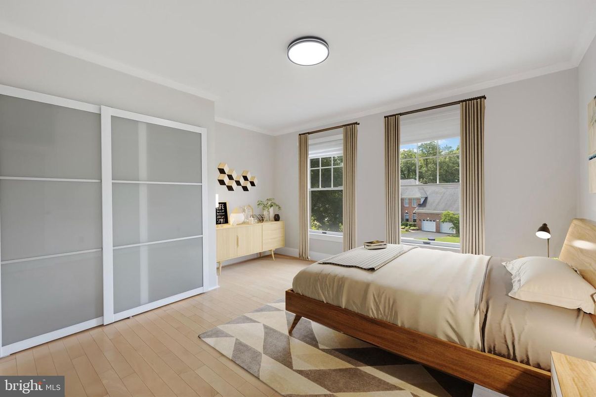 Bedroom, Interior, Wood Texture Flooring