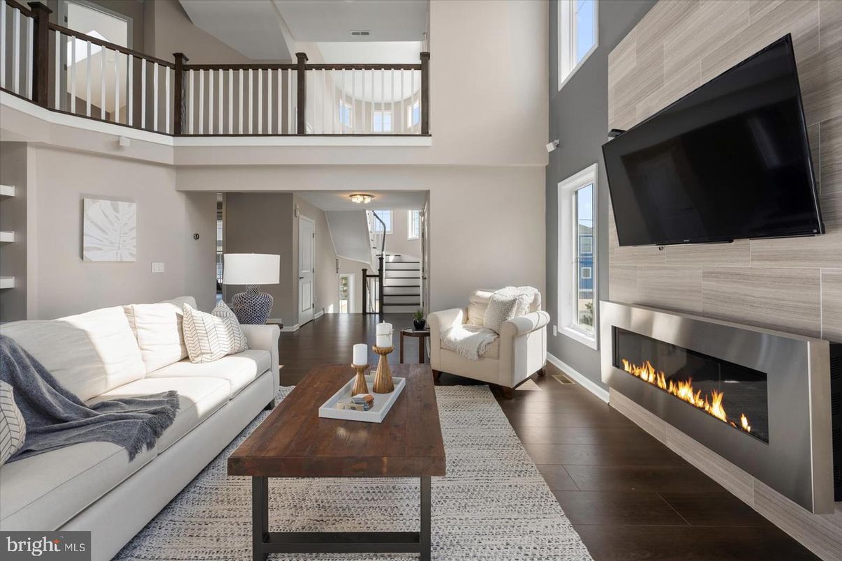 Fireplace, Interior, Living room, Wood Texture Flooring