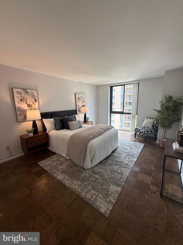 Bedroom, Interior, Wood Texture Flooring