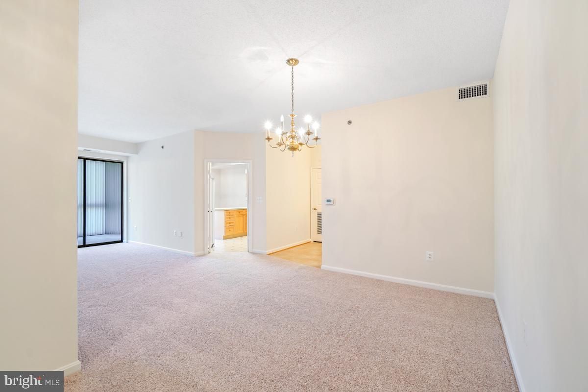 Chandelier, Empty room, Interior