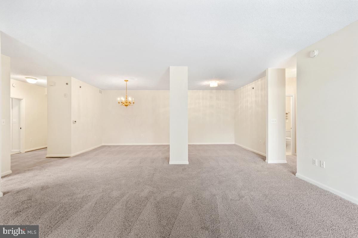 Chandelier, Empty room, Interior