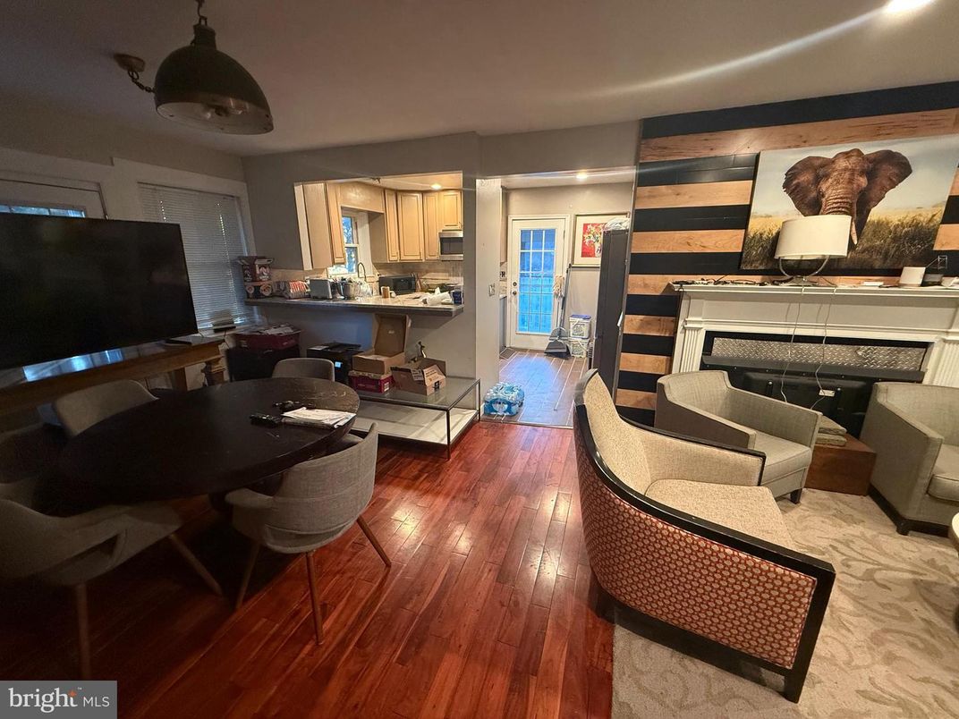 Dining room, Interior, Kitchen, Living room, Wood Texture Flooring