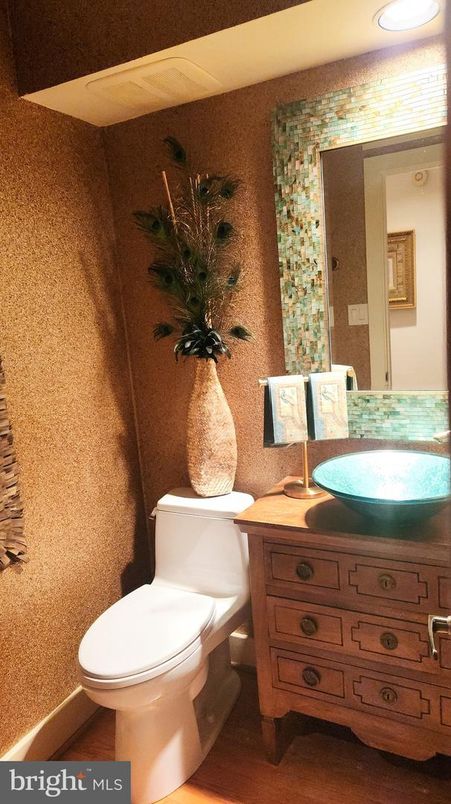 Bathroom, Interior, Wood Texture Flooring
