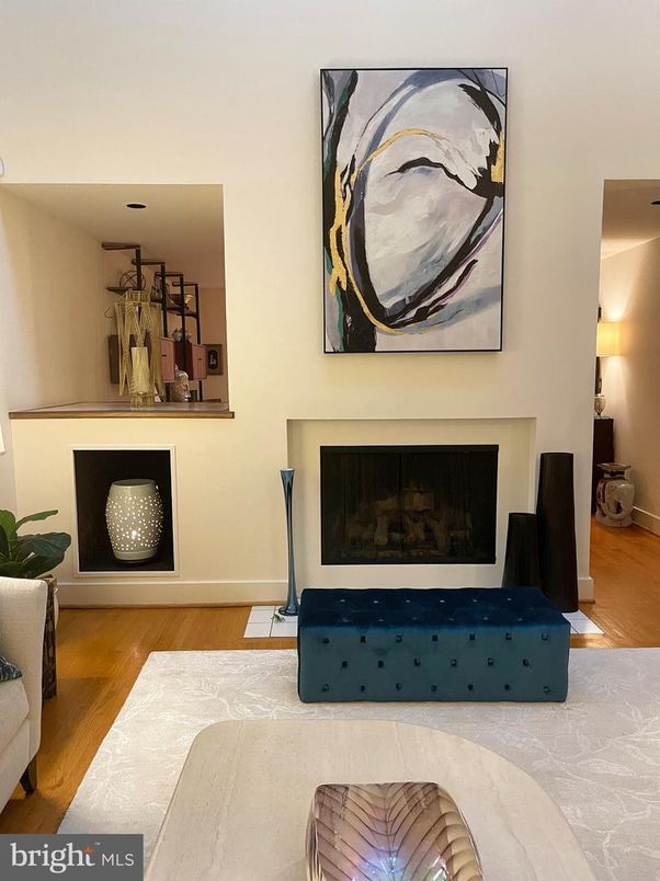 Fireplace, Interior, Wood Texture Flooring