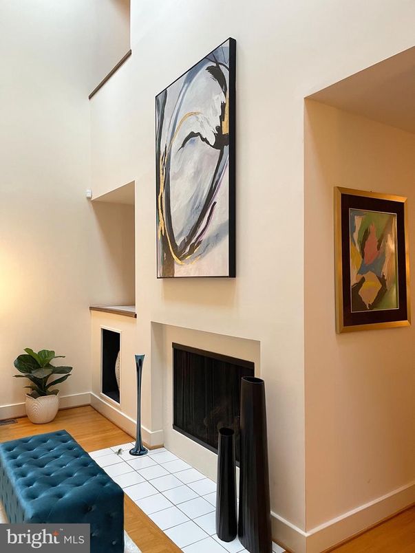 Fireplace, Interior, Wood Texture Flooring