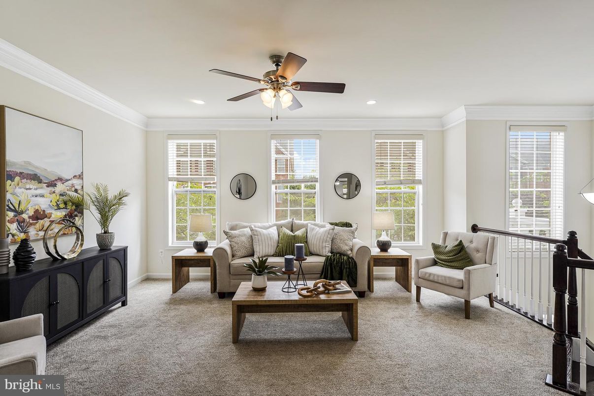 Interior, Living room, Recessed Lighting