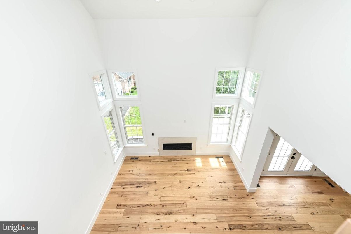 Empty room, Fireplace, Interior, Wood Texture Flooring
