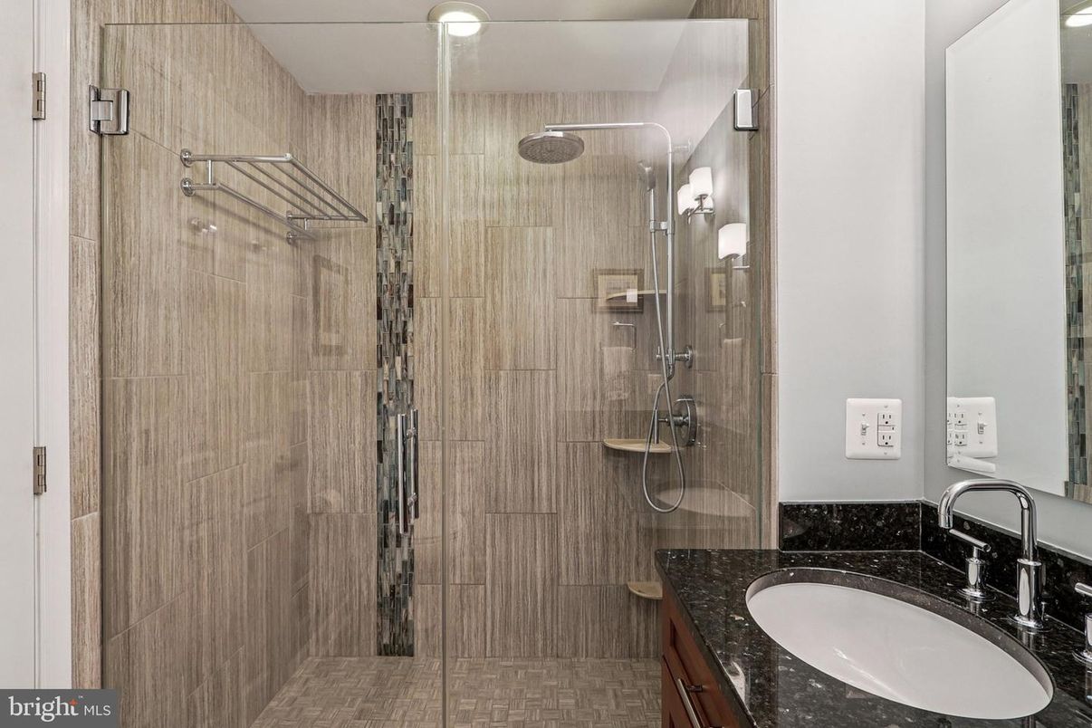 Bathroom, Glass Shower, Interior