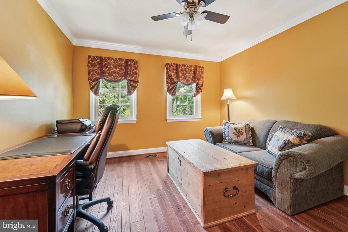Home Office, Interior, Wood Texture Flooring