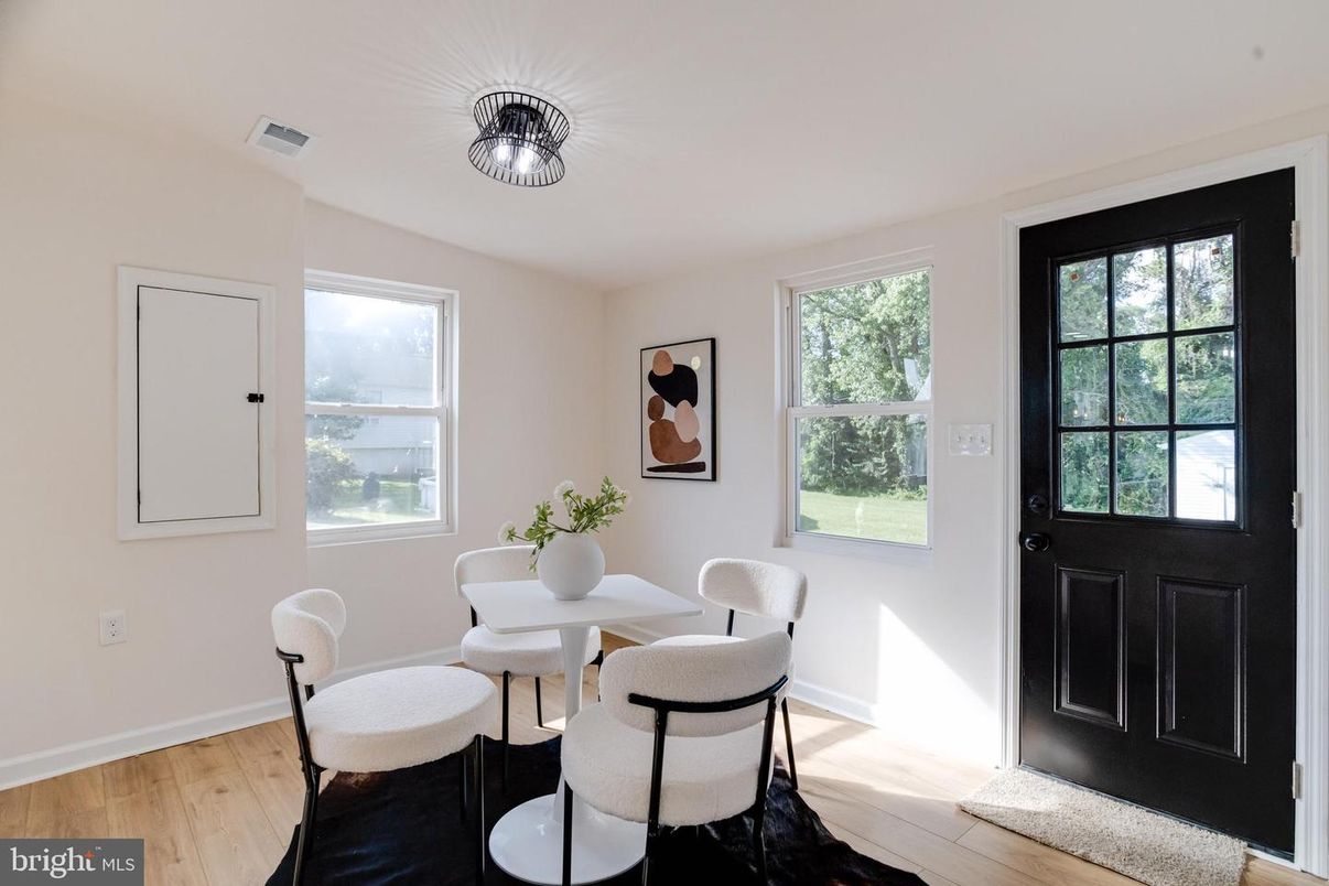 Dining room, Interior, Wood Texture Flooring