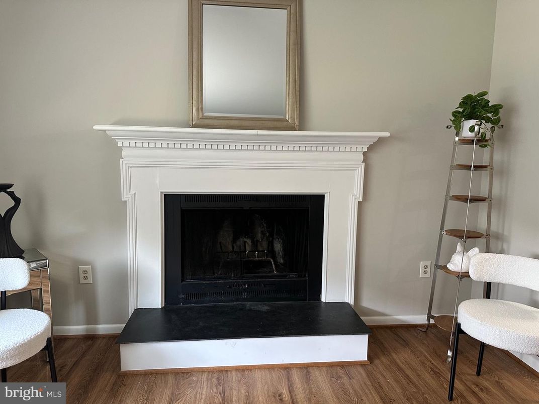 Fireplace, Interior, Wood Texture Flooring